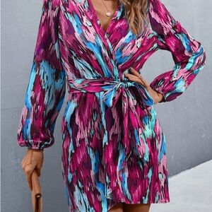 Vibrant Multicolor Women's Dress